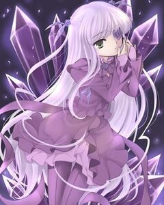 Rating: Safe Score: 0 Tags: 1girl barasuishou black_legwear brooch dress frills green_eyes image long_hair long_sleeves looking_at_viewer pantyhose purple_dress purple_theme ribbon solo standing very_long_hair User: admin