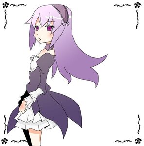 Rating: Safe Score: 0 Tags: 1girl choker dress frills hairband image lolita_hairband long_hair long_sleeves purple_eyes signature solo suigintou User: admin