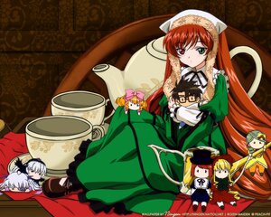 Rating: Safe Score: 0 Tags: 1girl blonde_hair bonnet bow character_doll dress frills green_dress hat heterochromia image long_hair multiple red_eyes shinku souseiseki suiseiseki tagme twintails very_long_hair User: admin