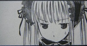 Rating: Safe Score: 0 Tags: 1girl bangs flower image lace long_hair looking_at_viewer monochrome portrait ribbon shinku simple_background solo suigintou traditional_media twintails User: admin