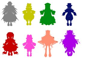 Rating: Safe Score: 0 Tags: image monster multiple multiple_girls shadow silhouette standing striped tagme User: admin
