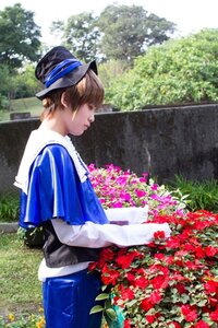 Rating: Safe Score: 0 Tags: 1girl brown_hair day dress flower hat lips outdoors profile solo souseiseki User: admin