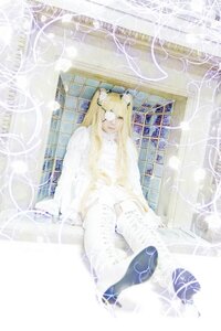 Rating: Safe Score: 0 Tags: 1girl animal_ears blonde_hair closed_eyes dress indoors kirakishou long_hair sitting solo very_long_hair User: admin