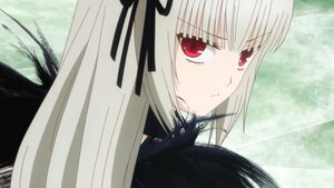 Rating: Safe Score: 0 Tags: 1girl bangs black_ribbon closed_mouth expressionless hair_ribbon image long_hair looking_at_viewer outdoors red_eyes ribbon solo suigintou User: admin