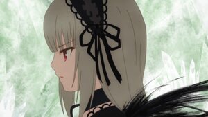 Rating: Safe Score: 0 Tags: 1girl bangs black_ribbon dress eyebrows_visible_through_hair hairband image long_hair parted_lips red_eyes ribbon silver_hair solo suigintou User: admin