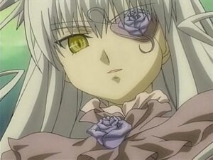 Rating: Safe Score: 0 Tags: 1girl auto_tagged barasuishou choker expressionless eyepatch flower image long_hair looking_at_viewer rose solo suigintou white_rose yellow_eyes User: admin