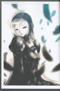 Rating: Safe Score: 0 Tags: 1girl black_dress black_gloves blurry blurry_background blurry_foreground closed_mouth depth_of_field dress feathers image long_hair long_sleeves looking_at_viewer pale_skin red_eyes simple_background smile solo striped suigintou white_background white_hair User: admin