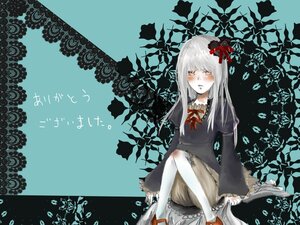 Rating: Safe Score: 0 Tags: 1girl auto_tagged blush costume_switch dress flower hair_ornament image long_hair ribbon silver_hair sitting solo User: admin