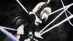 Rating: Safe Score: 0 Tags: 1girl black_dress dress frills hairband holding holding_sword holding_weapon image long_hair long_sleeves puffy_sleeves red_eyes solo suigintou sword very_long_hair weapon wings User: admin