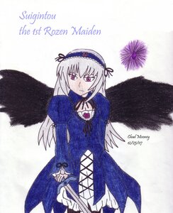 Rating: Safe Score: 0 Tags: 1girl black_wings blush dress flower frills hairband image juliet_sleeves long_hair long_sleeves looking_at_viewer puffy_sleeves silver_hair simple_background solo suigintou white_background wings User: admin