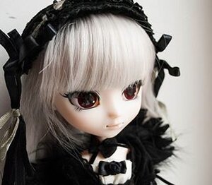 Rating: Safe Score: 0 Tags: 1girl bangs closed_mouth doll face looking_at_viewer portrait red_eyes ribbon simple_background solo suigintou User: admin