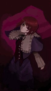 Rating: Safe Score: 0 Tags: 1girl capelet dress frills image lolita_fashion long_sleeves looking_at_viewer red_hair ribbon short_hair solo souseiseki User: admin