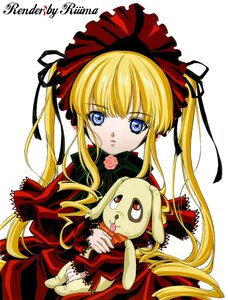 Rating: Safe Score: 0 Tags: 1girl 86800 blonde_hair blue_eyes bonnet bow dress drill_hair flower green_bow image long_hair long_sleeves looking_at_viewer red_dress rose shinku sidelocks simple_background solo twintails very_long_hair white_background User: admin