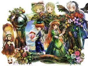 Rating: Safe Score: 0 Tags: blonde_hair bonnet brown_hair dress flower frills fruit green_dress hat hina_ichigo holding_hands image instrument kanaria long_hair long_sleeves looking_at_viewer multiple multiple_girls rose shinku short_hair siblings silver_hair sisters smile souseiseki standing stuffed_animal suigintou suiseiseki tagme very_long_hair watering_can wings User: admin