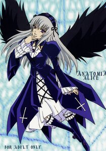 Rating: Safe Score: 0 Tags: 1girl black_wings boots dress frilled_sleeves frills full_body hairband image long_hair long_sleeves looking_at_viewer puffy_sleeves silver_hair solo suigintou wings User: admin