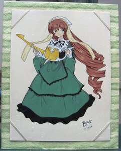 Rating: Safe Score: 0 Tags: 1girl bonnet dress drill_hair frills green_dress head_scarf image long_hair long_sleeves neck_ribbon photo ribbon ringlets signature solo suiseiseki twin_drills very_long_hair watering_can User: admin