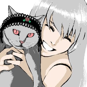 Rating: Safe Score: 0 Tags: 1girl animal artist_request cat closed_eyes flower hairband image lowres oekaki pale_skin ribbon rose rozen_maiden silver_hair smile solo suigintou whiskers User: admin