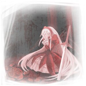 Rating: Safe Score: 0 Tags: 1girl absurdly_long_hair commentary_request covering_face dress flower image long_hair long_sleeves red_dress red_flower red_rose rose rozen_maiden solo suigintou sword very_long_hair weapon white_hair wings y_maou User: admin