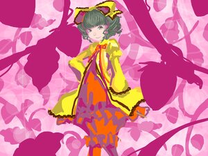 Rating: Safe Score: 0 Tags: 1girl auto_tagged bow costume_switch dress frills green_eyes green_hair image ribbon short_hair silhouette smile solo yellow_dress User: admin