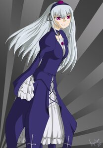 Rating: Safe Score: 0 Tags: 1girl auto_tagged dress frills hairband image juliet_sleeves long_dress long_hair long_sleeves looking_at_viewer puffy_sleeves silver_hair solo standing suigintou User: admin