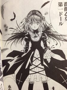 Rating: Safe Score: 0 Tags: 1girl boots dress feathers flower frills greyscale hairband image lolita_hairband long_hair long_sleeves looking_at_viewer monochrome ribbon rose solo suigintou traditional_media very_long_hair wings User: admin