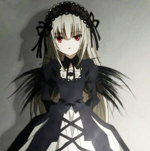 Rating: Safe Score: 0 Tags: 1girl black_dress black_ribbon black_wings dress frills hairband image long_hair long_sleeves looking_at_viewer puffy_sleeves red_eyes ribbon silver_hair simple_background solo suigintou very_long_hair wings User: admin