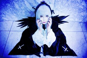 Rating: Safe Score: 0 Tags: 1girl cross fingernails hairband long_sleeves looking_at_viewer nail_polish pale_skin red_eyes ribbon solo suigintou User: admin