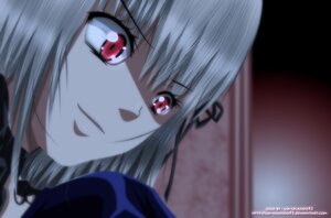 Rating: Safe Score: 3 Tags: 1girl blurry close-up depth_of_field image looking_at_viewer red_eyes ribbon silver_hair smile solo suigintou User: admin