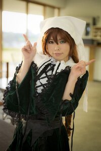 Rating: Safe Score: 0 Tags: 1girl 3d black_dress blurry blurry_background brown_hair depth_of_field dress finger_gun fox_shadow_puppet green_eyes head_scarf index_finger_raised indoors lips lolita_fashion long_sleeves looking_at_viewer middle_finger photo pointing pointing_at_viewer pointing_up smile solo suiseiseki User: admin