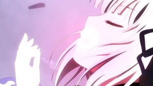 Rating: Safe Score: 0 Tags: 1girl close-up closed_eyes hair_ribbon image pink_hair ribbon solo suigintou User: admin