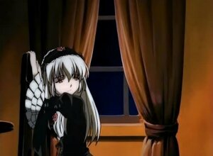 Rating: Safe Score: 0 Tags: 1girl black_dress chair curtains dress expressionless flower frills hairband image indoors long_hair long_sleeves looking_at_viewer sitting solo suigintou upper_body window User: admin