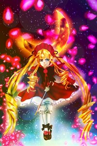 Rating: Safe Score: 0 Tags: 1girl blonde_hair bloomers blue_eyes bow dress drill_hair flower full_body image long_hair long_sleeves petals red_dress shinku shoes solo standing twintails very_long_hair wings User: admin