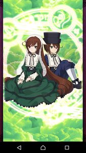 Rating: Safe Score: 0 Tags: 2girls blue_dress brown_hair dress frills green_dress green_eyes hat head_scarf heterochromia image long_hair long_sleeves looking_at_viewer multiple_girls pair pantyhose red_eyes short_hair siblings sisters sitting smile souseiseki suiseiseki twins very_long_hair User: admin