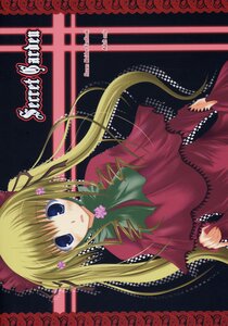 Rating: Safe Score: 0 Tags: 1girl blonde_hair blue_eyes blush bow capelet dress flower image long_hair long_sleeves looking_at_viewer red_capelet red_dress red_rose rose shinku solo twintails User: admin