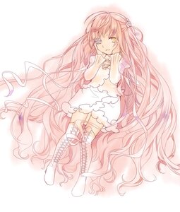 Rating: Safe Score: 0 Tags: 1girl boots cross-laced_footwear dress image kaname_madoka kirakishou knee_boots long_hair pink_hair smile solo striped thigh_boots thighhighs two_side_up ultimate_madoka very_long_hair white_footwear yellow_eyes User: admin