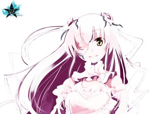 Rating: Safe Score: 0 Tags: 1girl dress flower frills grin image kirakishou long_hair looking_at_viewer smile solo striped suigintou upper_body yellow_eyes User: admin