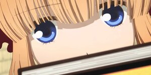 Rating: Safe Score: 0 Tags: 1girl bangs blonde_hair blue_eyes blunt_bangs blurry blush close-up depth_of_field eyebrows_visible_through_hair face image looking_at_viewer shinku simple_background solo User: admin