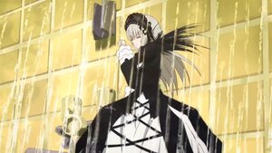 Rating: Safe Score: 0 Tags: 1girl bangs black_dress black_ribbon closed_eyes dress frills hairband image long_hair long_sleeves ribbon silver_hair solo standing suigintou very_long_hair User: admin