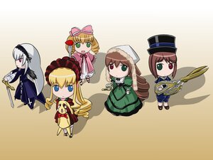 Rating: Safe Score: 0 Tags: blonde_hair blue_dress blue_eyes bow brown_hair chibi dress green_eyes hat heterochromia hina_ichigo image long_hair long_sleeves multiple multiple_girls pink_bow red_dress red_eyes scissors shinku short_hair silver_hair souseiseki standing suigintou suiseiseki tagme very_long_hair weapon wings User: admin