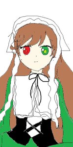 Rating: Safe Score: 0 Tags: 1girl bangs brown_hair closed_mouth eyebrows_visible_through_hair green_eyes heterochromia image long_hair long_sleeves looking_at_viewer red_eyes shirt simple_background smile solo suiseiseki very_long_hair white_background white_shirt User: admin