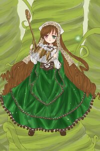 Rating: Safe Score: 0 Tags: 1girl brown_hair dress drill_hair frills full_body green_dress green_eyes heterochromia image long_hair long_sleeves looking_at_viewer red_eyes solo suiseiseki twin_drills twintails very_long_hair User: admin