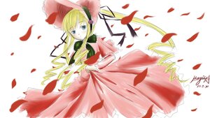 Rating: Safe Score: 0 Tags: 1girl auto_tagged blonde_hair blue_eyes bonnet bow cherry_blossoms dress flower hat image long_hair long_sleeves looking_at_viewer petals pink_dress red_dress rose rose_petals shinku solo User: admin