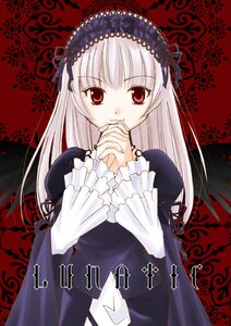 Rating: Safe Score: 0 Tags: 1girl bangs dress eyebrows_visible_through_hair frilled_sleeves frills hairband image interlocked_fingers juliet_sleeves long_hair long_sleeves looking_at_viewer own_hands_together puffy_sleeves red_eyes smile solo suigintou wings User: admin