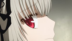 Rating: Safe Score: 0 Tags: 1girl bangs close-up eyebrows_visible_through_hair face image looking_at_viewer open_mouth red_eyes ribbon solo suigintou User: admin