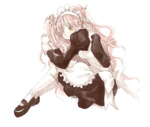 Rating: Safe Score: 0 Tags: 1girl apron black_dress black_footwear dress frills full_body image juliet_sleeves kirakishou long_hair long_sleeves looking_at_viewer maid maid_headdress mary_janes pink_hair puffy_sleeves shoes simple_background solo striped twintails vertical_stripes white_background white_legwear User: admin