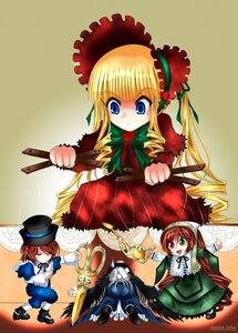 Rating: Safe Score: 0 Tags: 3girls 4girls blonde_hair blue_eyes bonnet bow brown_hair dress drill_hair frills green_dress hat heterochromia image long_hair long_sleeves looking_at_viewer mpon multiple multiple_girls pantyhose pink_bow red_dress rose rozen_maiden shinku short_hair siblings sisters souseiseki suigintou suiseiseki tagme top_hat twins twintails very_long_hair white_legwear User: admin