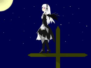 Rating: Safe Score: 0 Tags: 1girl auto_tagged black_wings boots dress full_moon image long_hair long_sleeves moon night night_sky red_eyes sky solo star_(sky) starry_sky suigintou wings User: admin