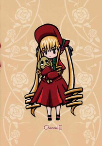 Rating: Safe Score: 0 Tags: 1girl blonde_hair bonnet bow doujinshi doujinshi_#61 dress drill_hair expressionless flower full_body hat image long_hair long_sleeves multiple red_dress rose shinku solo stuffed_animal twintails very_long_hair white_flower white_rose User: admin