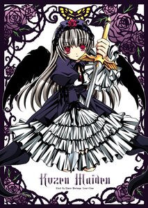 Rating: Safe Score: 0 Tags: 1girl black_wings blue_rose dress flower frills gothic_lolita hairband image lolita_fashion long_hair long_sleeves pink_flower pink_rose purple_flower purple_rose red_eyes red_flower red_rose rose silver_hair solo suigintou sword thorns weapon wings User: admin