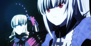 Rating: Safe Score: 0 Tags: 2girls bangs blue_eyes closed_mouth image long_hair looking_at_viewer multiple_girls pair shinku suigintou User: admin